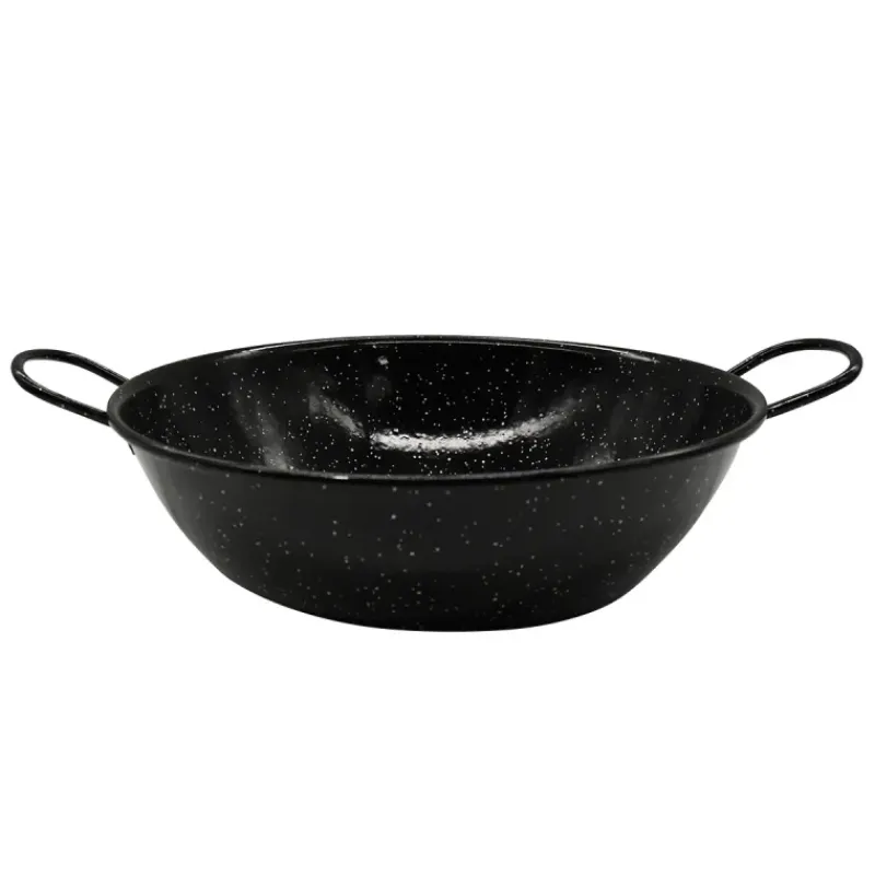 Poêle profonde émaillés poignées acier laminé Ø30cm*Vaello Outlet