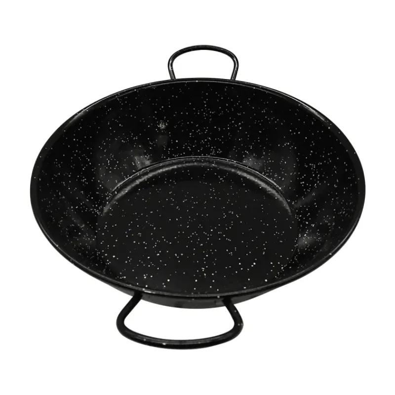 Poêle profonde émaillés poignées acier laminé Ø30cm*Vaello Outlet