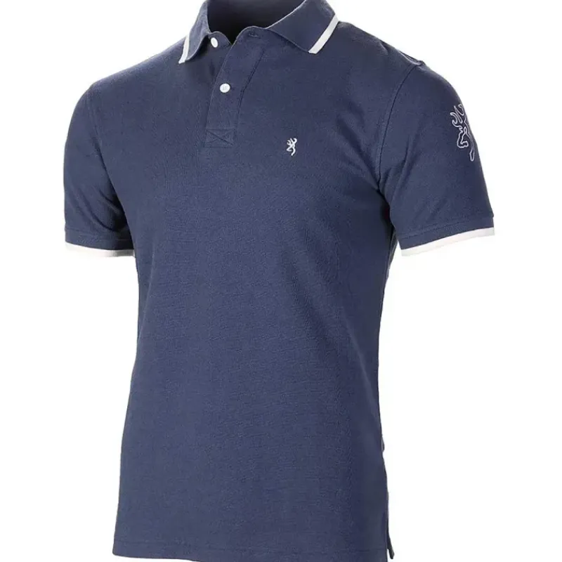Polo Homme Ultra 79 ® - Bleu Coton Respirant*BROWNING