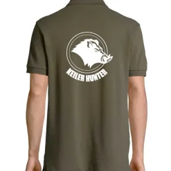 Polo kaki logo 2*Keiler Hunter Best