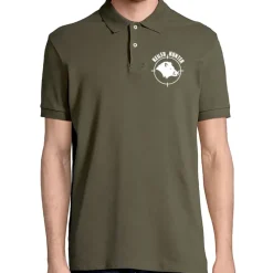 Polo kaki logo 1*Keiler Hunter New