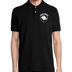 Polo noir logo 1*Keiler Hunter