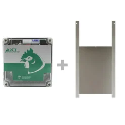 Portier à capteur de lumière + trappe canard 30x40cm*