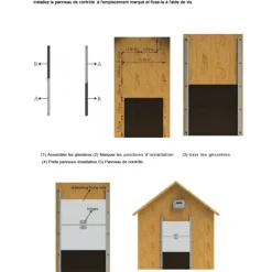 Portier automatique capteur de lumière programmable* Sale