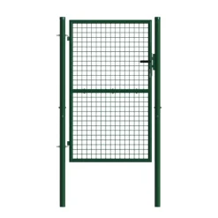 Portillon grillagé 1x1,5m maille 50mm vert avec serrure* Best