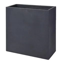 Pot de fleurs anthracite plastique 60 X 26 X 60 cm* Sale