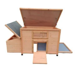 Poulailler en bois avec fenêtre toit en asphalte 3 poules* New