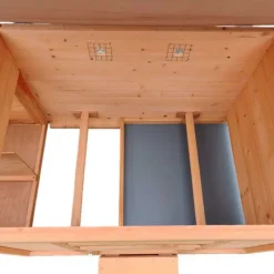 Poulailler en bois avec fenêtre toit en asphalte 3 poules* New