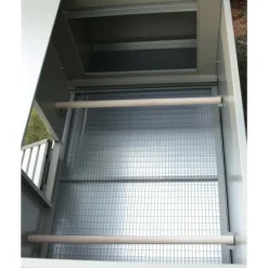 Poulailler métal galvanisé Vert 100 X 70 X 40 cm 2 à 4 poules* Online