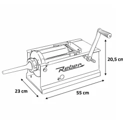 Poussoir à saucisses 3L ® professionnel*Reber New