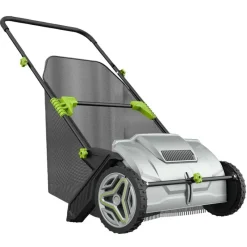 Ramasse-feuilles 3 brosses 53cm bac 100L réglage 0-40mm 112x66cm* Sale