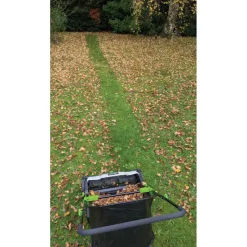 Ramasse-feuilles 3 brosses 53cm bac 100L réglage 0-40mm 112x66cm* Sale