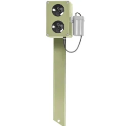 Répulsif électronique CHZ200 sur pied - Ultrasons anti-rongeurs et renards 2000m²* Best