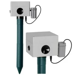 Répulsif électronique M9 ultrasons 1000m² taupes rongeurs étanche* New