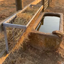 Râtelier à foin pour veaux métal galvanisé fixation murale* Best