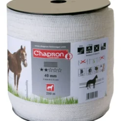 Ruban pour clôture électrique 40 mm longueur 200 m* Outlet