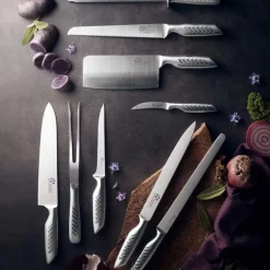 Sac coutellerie 9 pièces acier inox lame 26cm rangement nylon*Pradel Excellence New