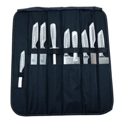Sac coutellerie 9 pièces acier inox lame 26cm rangement nylon*Pradel Excellence New