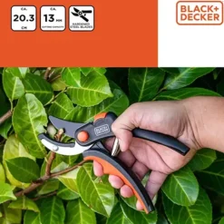 Sécateur Black&Decker® 20cm - Coupe précise et ergonomique* Discount