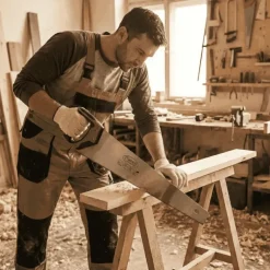 Scie à main Höfftech 50cm - Lame acier trempé 500mm - Poignée ergonomique* New