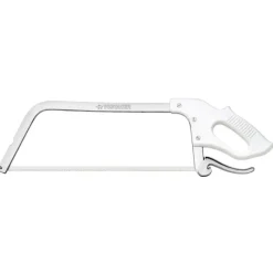 Scie américaine lame acier inox 50 cm manche polycarbonate blanc*FISCHER-BARGOIN Discount