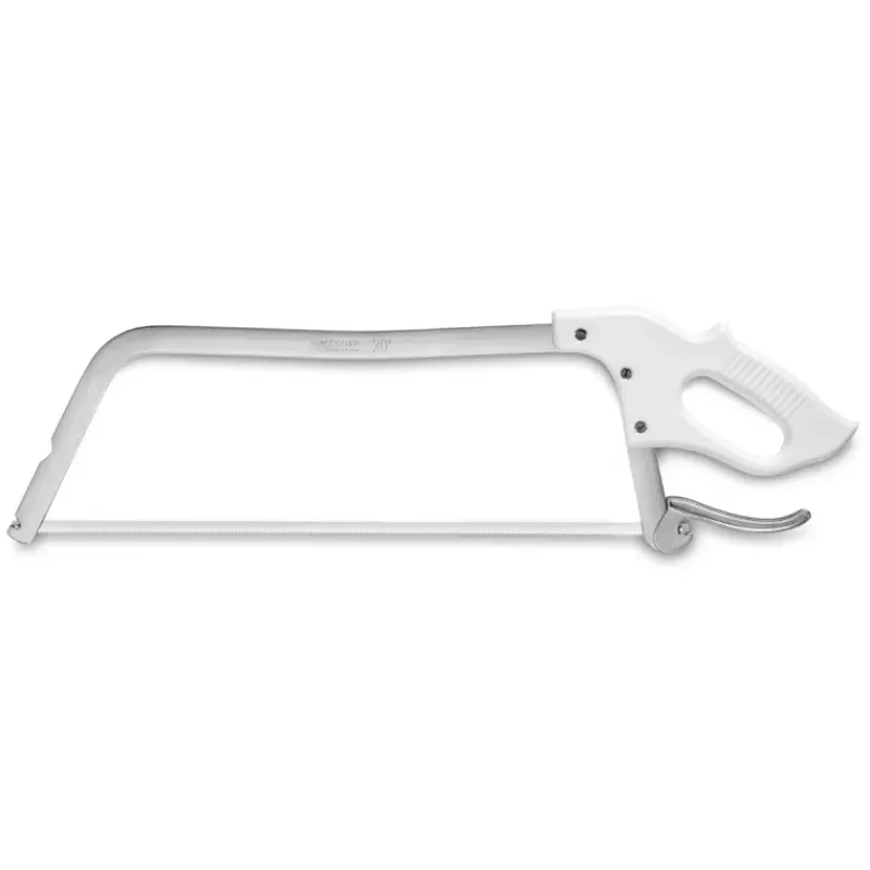 Scie américaine lame acier inox 50 cm manche polycarbonate blanc*FISCHER-BARGOIN Discount