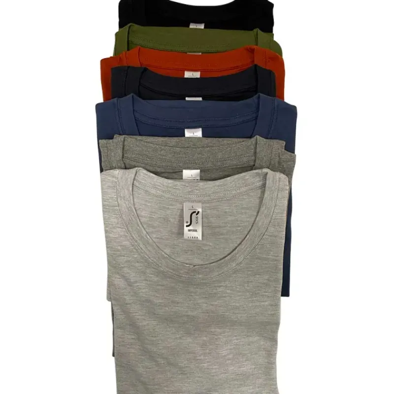 Semainier T-Shirts 7 coloris 100% coton 190g*Bartavel Hot