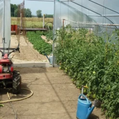Serre de jardin avec aérations Largeur 5 m*Les Serres Tonneau Sale
