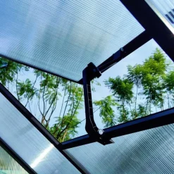 Serre de jardin en aluminium et polycarbonate 4,16 m² - 235x177x192 cm* Online