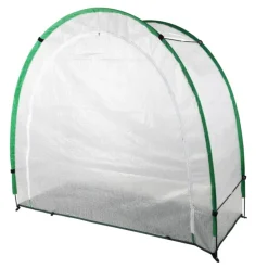 Serre demi-lune 200x80x170cm housse PE 130g/m² fond 110g* Discount