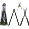 Set 3 outils jardin: cisaille alu 20cm + cisaille-haie 52cm + sécateur* New