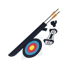 Set Arc à Poulies poignée grip caoutchouté envergure 83cm 15lbs* Discount