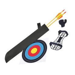 Set Archerie Junior 12lbs 112cm avec carquois protège bras cible*