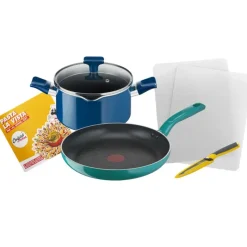 Set cuisine 6 pièces Chefclub Pasta la Vista tous feux*Tefal Hot