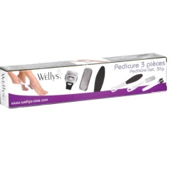 Set pédicure 3 pièces - Kit manucure complet soins pieds* Sale