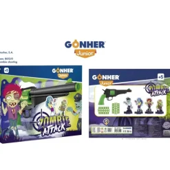 Set Zombie Attack Enfant - Pistolet 24 Balles + 4 Figurines* Sale