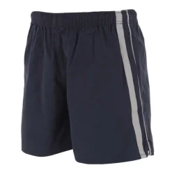 Short-Flottant marine-gris 100% coton 3 poches taille élastique*Bartavel Clearance
