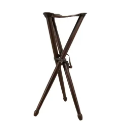 Siège de battue en frêne avec assise croute de cuir de buffle hauteur 80cm* New