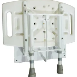 Siège douche relevable mural 39.5-44.5cm poignées antidérapant* Clearance