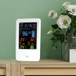 Station météo connectée avec pluviomètre - Affichage couleur et alertes météo* Hot