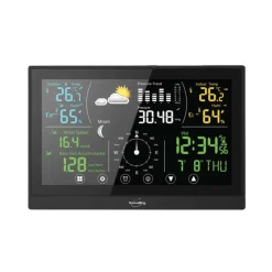 Station météo pro radiopilotée tactile Tx humidité, vitesse vent* Clearance