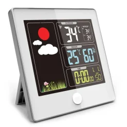 Station météo sans fil écran LCD couleur* Discount