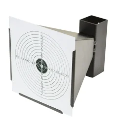 Support de cibles solide accrochage facile en tôle gris 14 cm* Hot