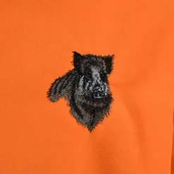 Sweat Orange Sanglier 100% Polyester Brodé de S à 3XL*Treeland Outlet