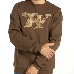 Sweat-Shirt Homme Redstone Crew Neck Marron - ®*WINCHESTER New