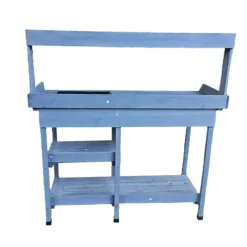 Table de rempotage en bois avec bac plastique - 114x46x120cm* Online