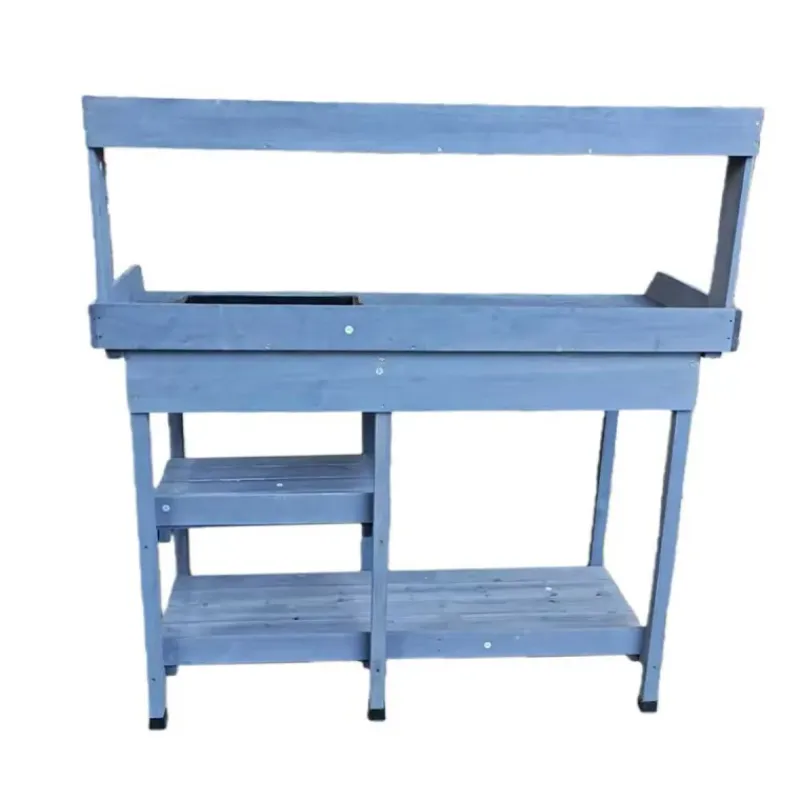 Table de rempotage en bois avec bac plastique - 114x46x120cm* Online