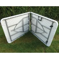 Table pliante en résine 10 couverts 180x70x74cm pieds métal* Online