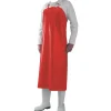 Tablier de boucher rouge 115 X 90 cm 100% polyuréthane* Discount