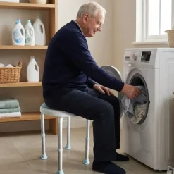 Tabouret pivotant moderne siège d'appoint rotatif compact* New